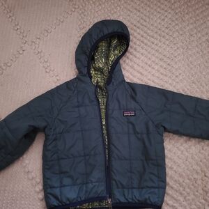 Patagonia Kids' Dark Green Puffer Jacket